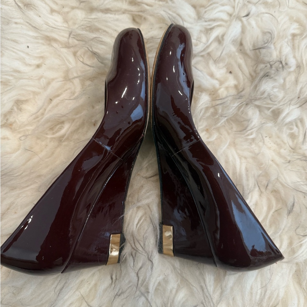 Tory Burch Patent Leather Wedges - Picture 2 of 3